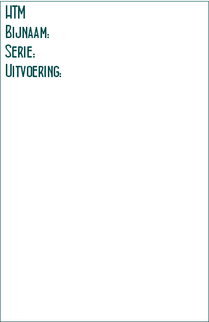 HTM 
Bijnaam: 
Serie: 
Uitvoering: 